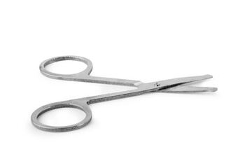 Scissors for sewing isolated on white background. Professional Scissors for the seamstress.