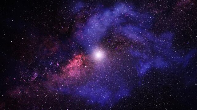 milkyway in the sky with shining stars, the universe.