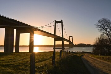 Bridge at sunrise