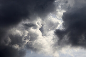 Dark clouds in the sky for screen saver, background, design