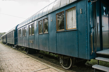 Wagon sypialniany salonka. © Monika