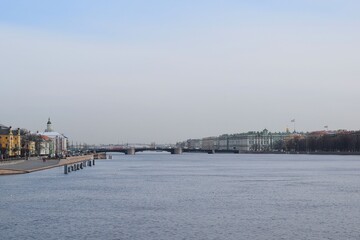 view of the river and the city