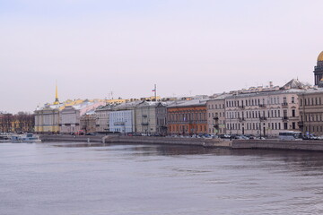 view of the river and the city