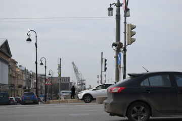 cars on the street