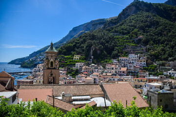 Fototapeta na wymiar View in Positano, Amalfi coast, Italy