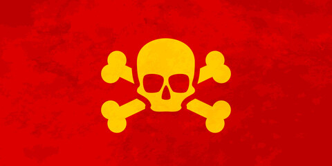 Pirate flag looks like USSR communist red flag