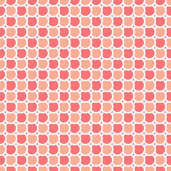 Simple pattern. Circle pattern. Seamless background. Fish scale pattern. Abstract geometric background in a marine theme. © Sudakarn