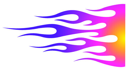 Vector flame for motorcycle and car decoration. Ideal for decal, sticker airbrush stencil and tattoo too. © Artoholics