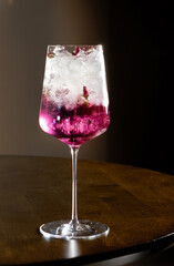 tasty cocktail on the table