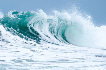 Wave crashing in the Atlantic Ocean off the coast of Florida.