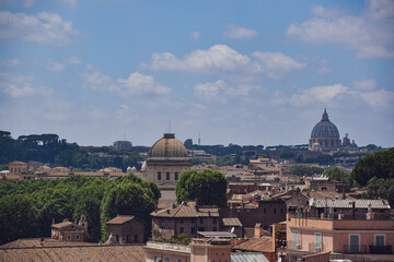 Fototapeta na wymiar View in Rome, Italy.