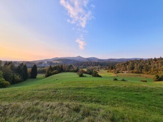 landscape in the mountains