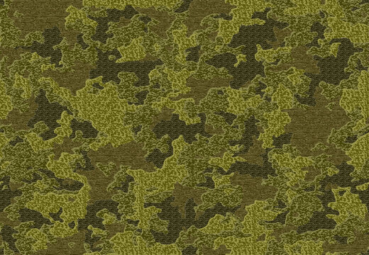 Full seamless khaki military camouflage texture pattern vector. Distressed army skin design for textile fabric print and fashion.