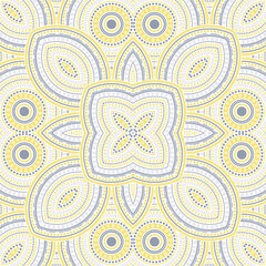 Intricate moroccan zellige tile seamless rapport. Geometric texture vector elements. Velum print design. Classic moroccan zellige tilework perpetual pattern. Line art graphic background.
