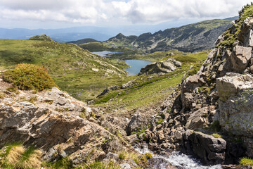 Landscape of The Seven Rila Lakes, Rila Mountain, Bulgaria