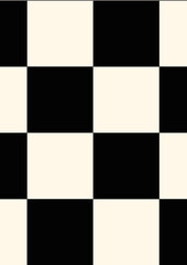black and white checkered background