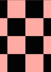 black and white checkered background