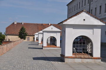Fototapeta na wymiar Spilberk, castle, fortress, Brno, Czech Republic, monuments,