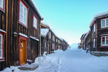 Very cold in Roeros,Trøndelag,Norway,scandinavia,Europe	