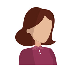 portrait female cartoon