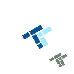 Obraz premium logo template combination shape and letter. ready for print and digital