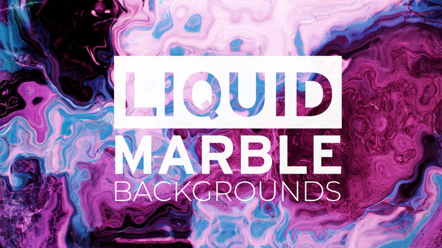 Liquid Marble Backgrounds