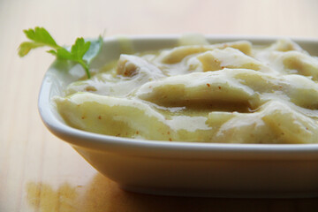 sea ​​bass marin, appetizer on the table