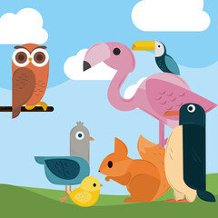 animals wildlife geometric