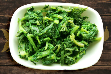 herb salad, appetizer on the table
