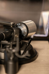 Tone Arm Weight of a Record Player