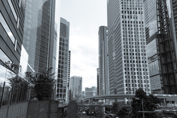 (東京都ｰ都市風景)東京オフィスビル街２