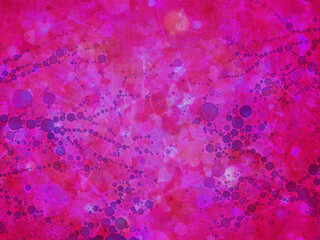 Pink solar flare and bokeh background pattern