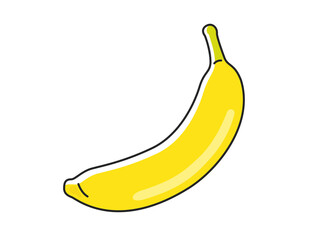 果物のバナナのイラスト