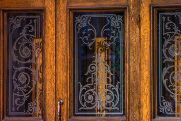 Obraz premium stained glass windows for doors. Making custom glass doors