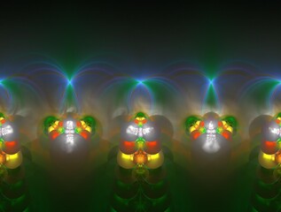 Imaginatory fractal background generated Image