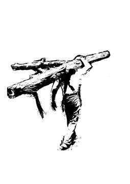 Outline of a LumberJack