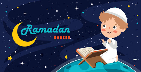 Hand Drawn Illustration For Ramadan Kareem And Islamic Culture