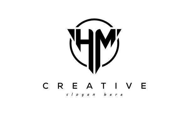 Modern Hm Logo Design For Business And Company Identity Creative Hm Letter  Logo Design Stock Illustration - Download Image Now - iStock