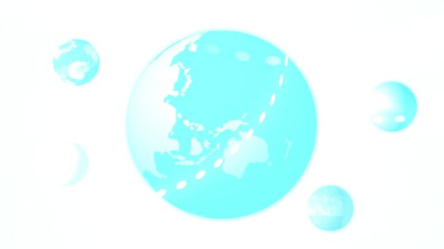地球　世界　宇宙の背景CG