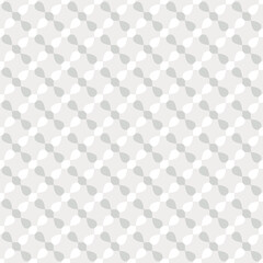 Seamless pattern. Drop-shaped figures. Gray and white colors.