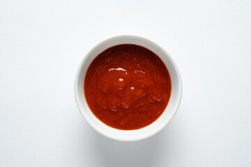 tomato sauce in the bowl