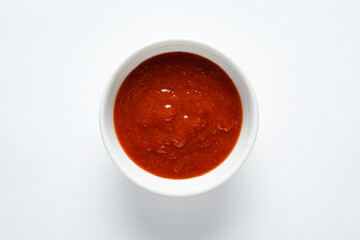 tomato sauce in the bowl