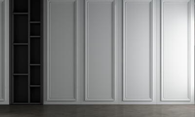 Modern mock up furniture and decoration of living room interior design and empty wall pattern background