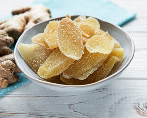 Sweet and spicy candied ginger