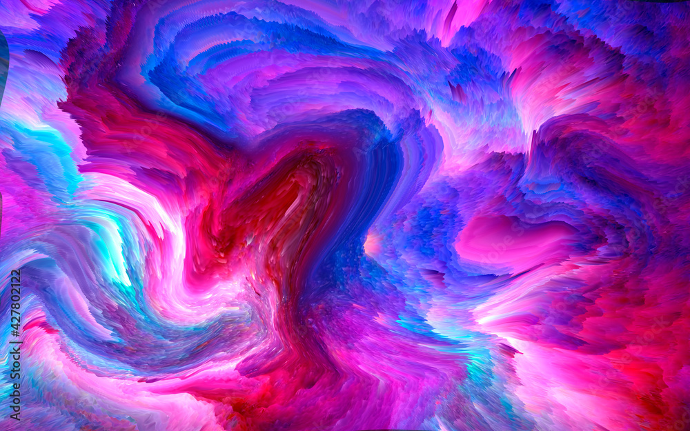 Wall mural abstract and cool background of the universe explosion