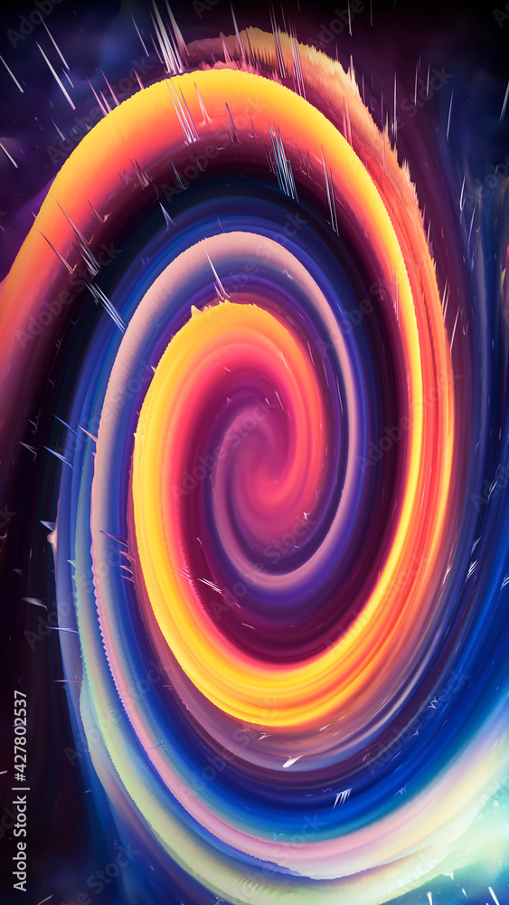 Wall mural abstract and cool background of the universe explosion
