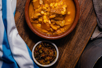 Locro traditional and typical Argentine food for national holidays