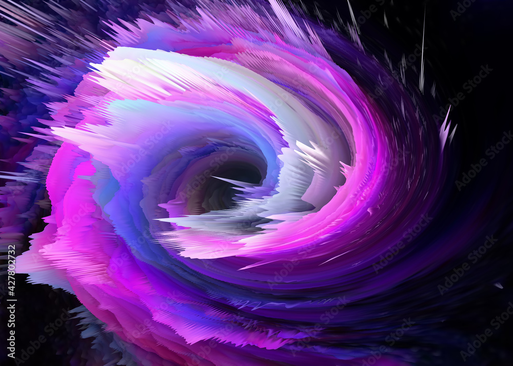 Wall mural abstract and cool background of the universe explosion