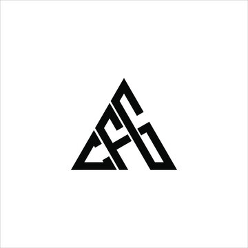 C F G letter logo creative design. CFG icon
