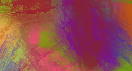 Fototapeta premium abstract acrylic background with paint smears and scratches cracks